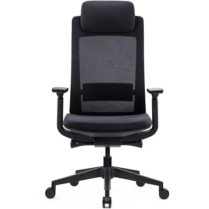 Кресло компьютерное SitZone E-VL002A, сетка, ткань, пластик, черный - 2