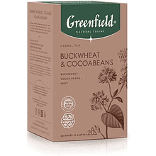 Чайный напиток "Greenfield Tisane Buckwheat&Cocoabeans", 20 пакетиков x 1.8 г, с гречихой и какао-бобами