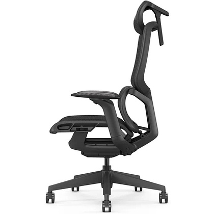 Кресло компьютерное SitZone E-JX-001А, сетка, пластик, черный - 6