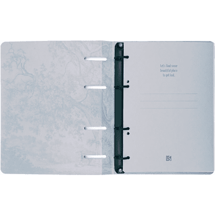 Тетрадь "Floreale. Smoky Sky", А5, 120 листов, клетка, голубой - 3