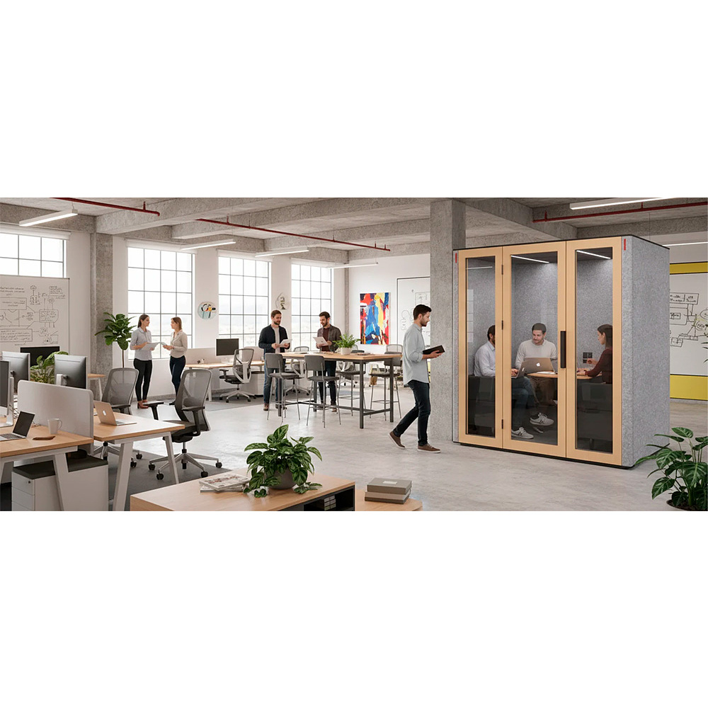 Акустическая кабина двухместная Capsula QUADRO CUSTOM - 7