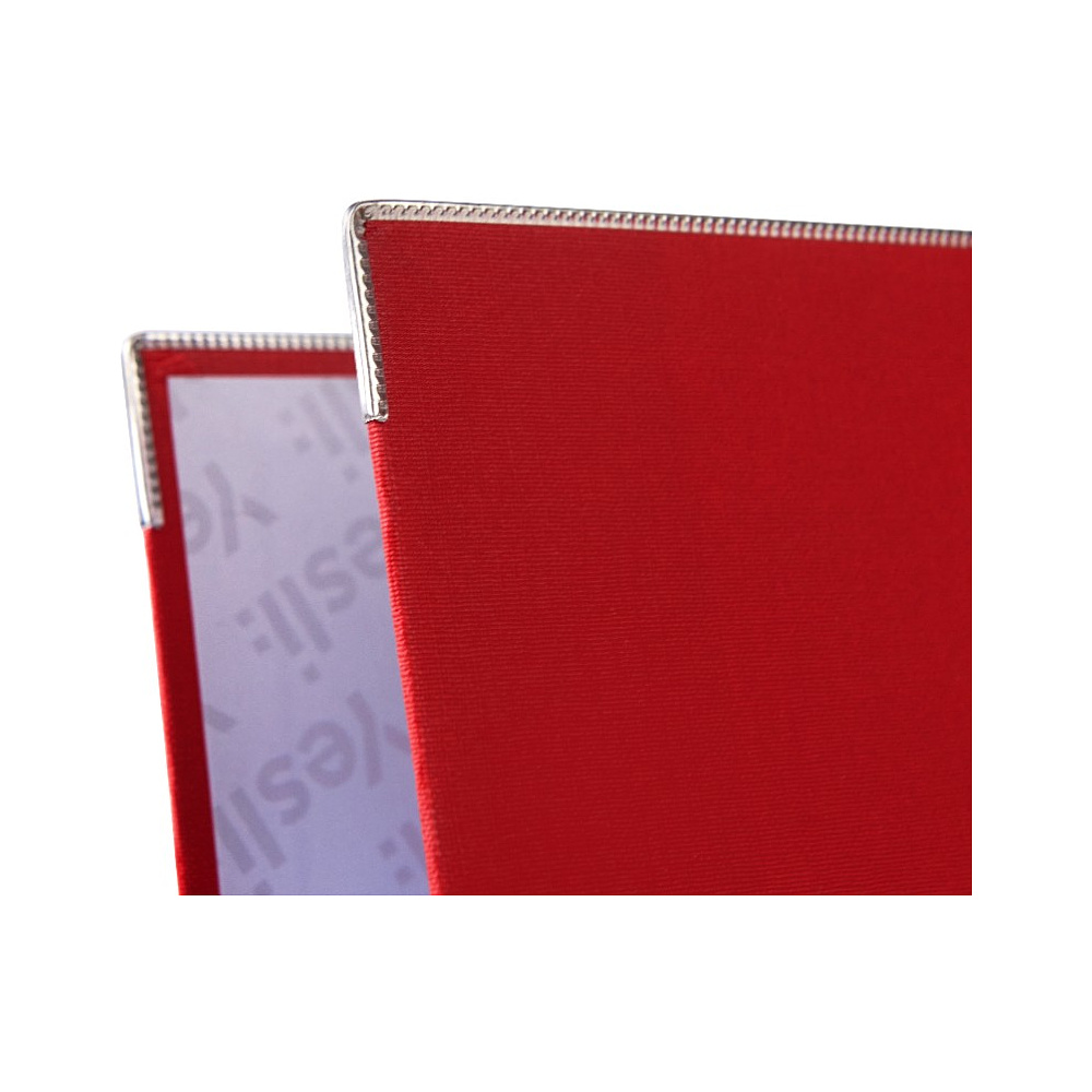 Папка-регистратор "Yesli:", А4, 50 мм, ПВХ Эко, красный - 6