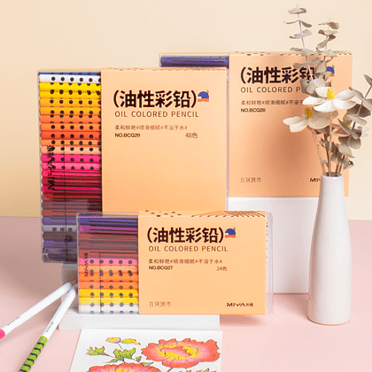 Цветные карандаши "Himi. Geometry city", 48 цветов - 5