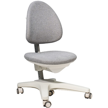 Кресло детское Ergosmart Maximus, ткань, серый, пластик, корпус белый - 2