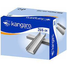 Скобы "Kangaro", 26/6, 5000 шт, металлик