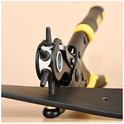 Дырокол Deli YS EDL1919A (пробойник, просекатель) для кожи, 250 мм., 6-в-1 - 4