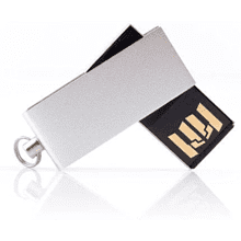 USB Flash 2.0 16 Gb VDM-055, пластик, метал, белый 