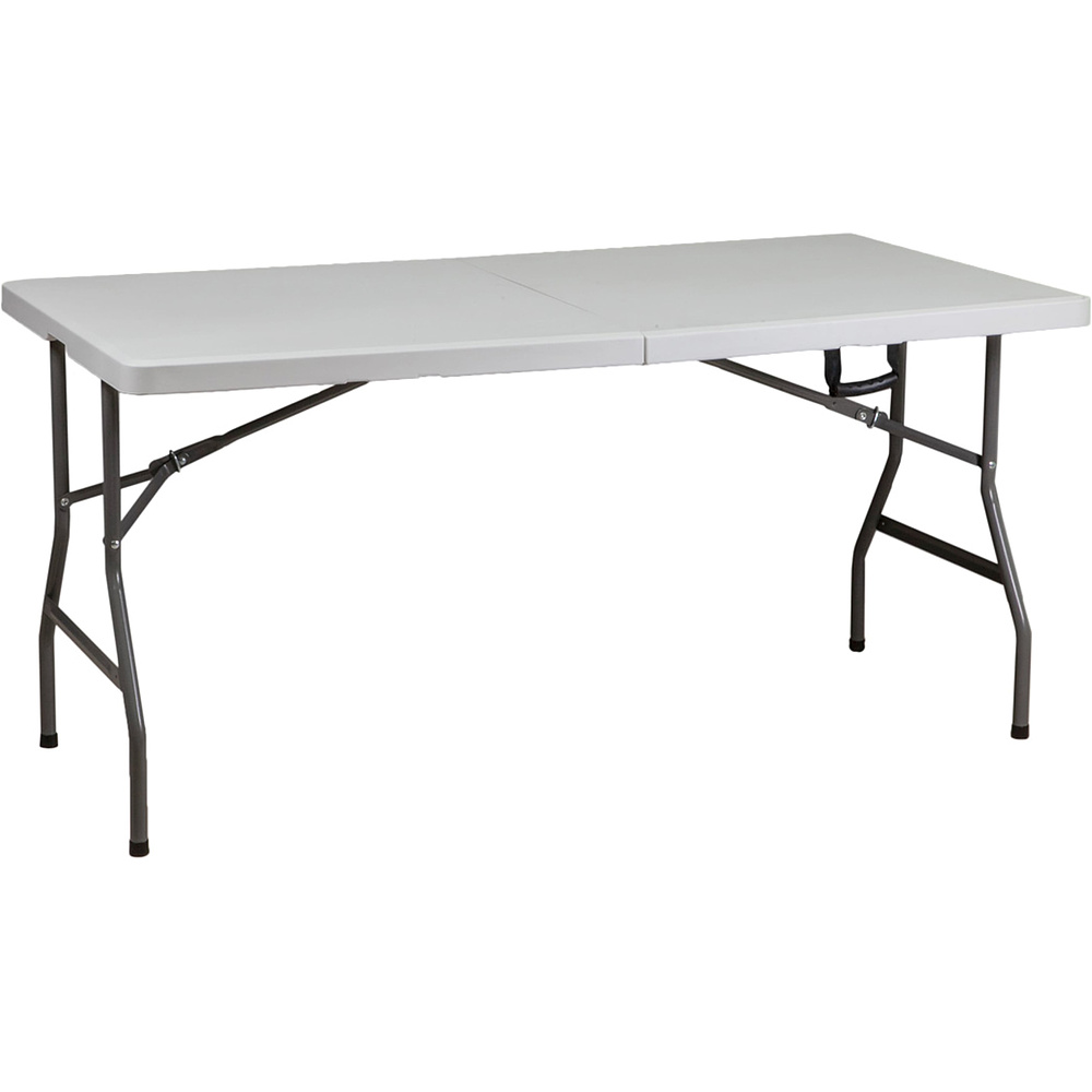 Стол складной 1520х760х740 мм, пластик, белый