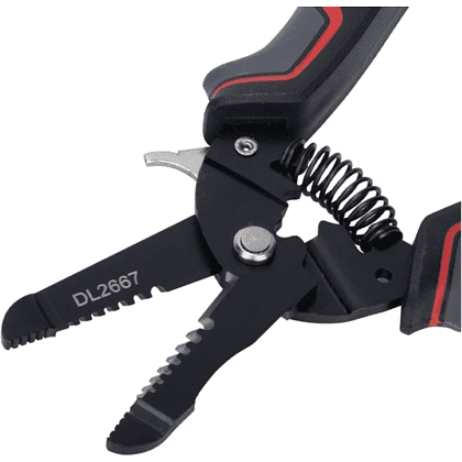 Инструмент для снятия изоляции Deli RS EDL2667, 180 мм, 0.6 - 2.6 мм - 11