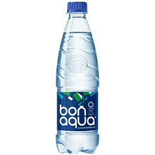 Вода питьевая "Bonaqua", сильногазированная, 0.5 л