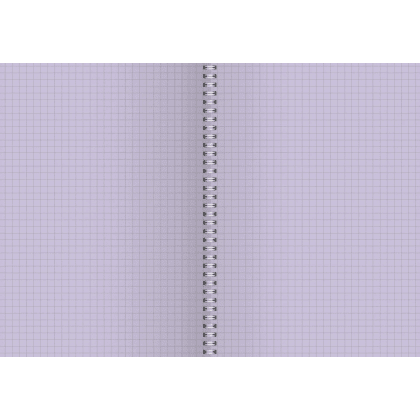 Тетрадь "Smart paper. No 3", А4, 80 листов, клетка, сиреневый - 2