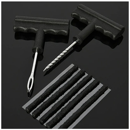 Комплект для ремонта шин Deli YS EDL120001, 7 предметов, черный - 5