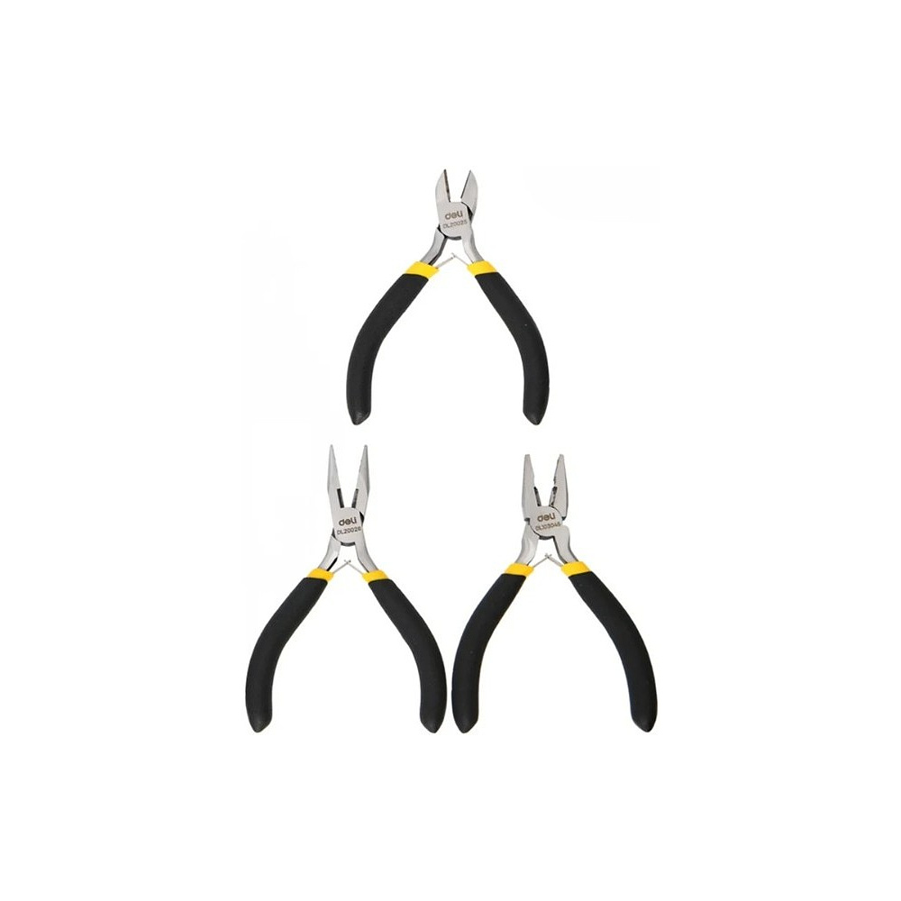 Набор мини-плоскогубцев Deli YS EDL103205-3, 3 шт