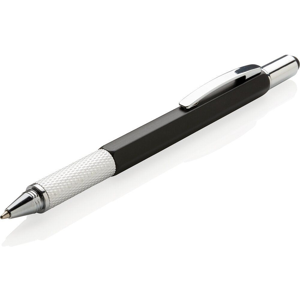 Ручка многофункциональная "P221.561" со стилусом, черный, стерж. синий - 5