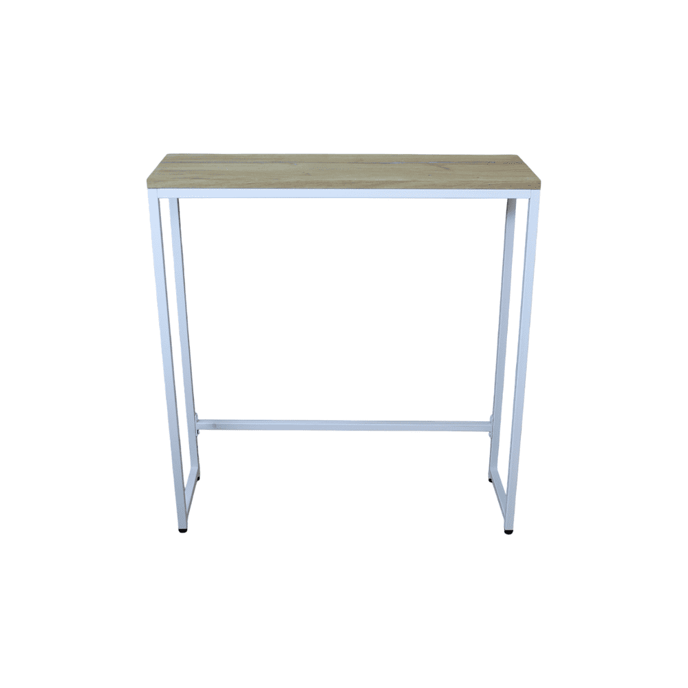 Стол консольный RION ALLERD, белый муар, Дуб Нокс - 2