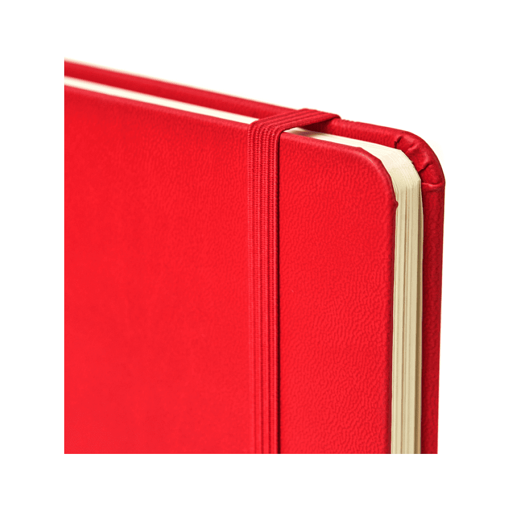 Блокнот "A5-001", А6, 80 листов, на резинке, красный - 3