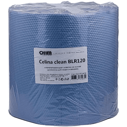 Салфетка из целлюлозы "Celina clean", 31x32 см, 475 шт/рул, голубой