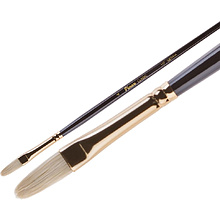 Кисть для рисования "Pinax Artists CLASSIC" щетина, овальная, длинная ручка