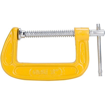 Струбцина G-образная Deli YS EDL-G203, 75 мм - 8