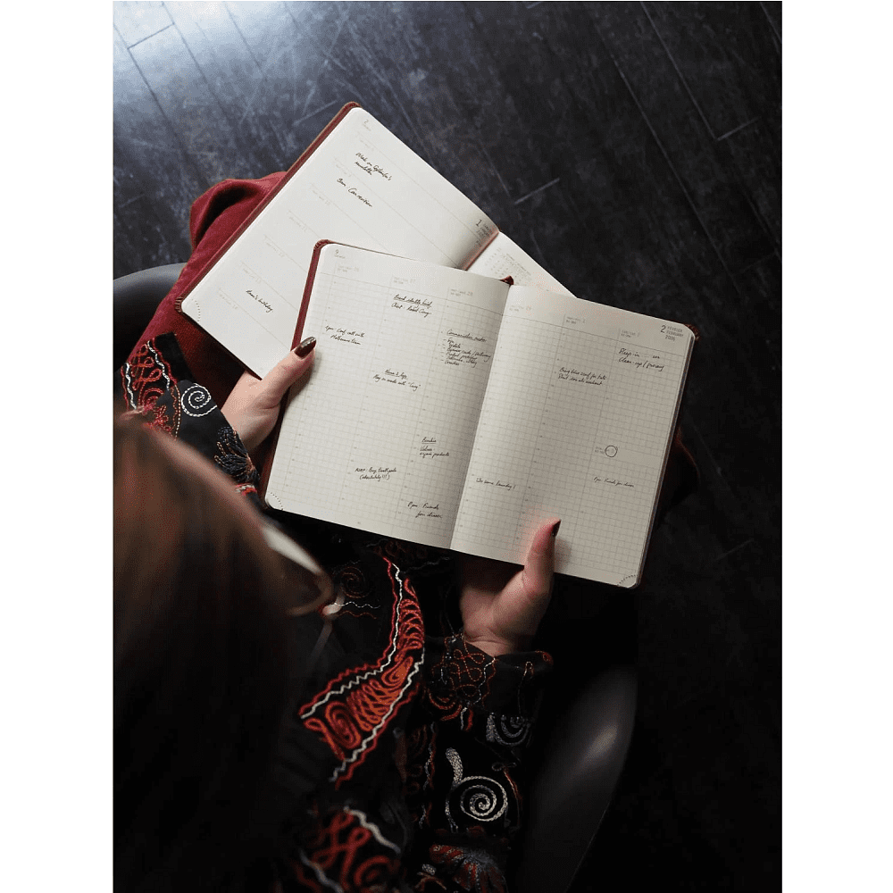 Еженедельник датированный "Rhodia", 80 листов, темно-синий, 2026 - 2