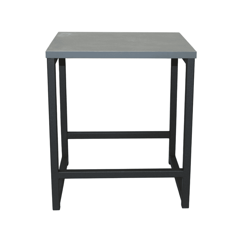 Табурет RION ALLERD, металл, ЛДСП, черный муар, Металл Бруклин - 2