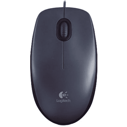 Мышь Logitech "Mouse M90", проводная, 1000  dpi, 3 кнопки, черный