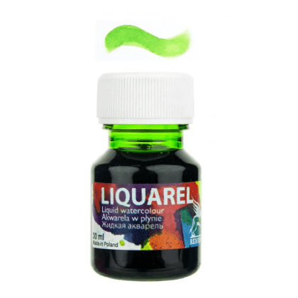 Акварель жидкая "Liquarel", 152 зелёный светлый, 30 мл