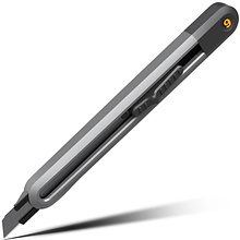 Нож строительный Deli HS EHT4009, 9 мм, Soft Touch, черный