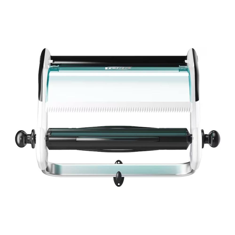 Диспенсер TORK для протирочных материалов, в рулонах, белый, голубой, W1, настенный - 4