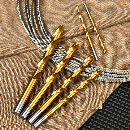 Набор сверл Deli YS EDH-MHZ015-ED4 по металлу, DIN 338, 135°, 1-15 мм, 15 шт., золотой - 4