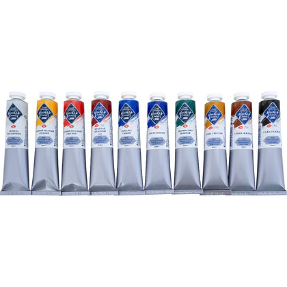 Краски темперные "Мастер Класс", набор 10 цветов, тубы - 5