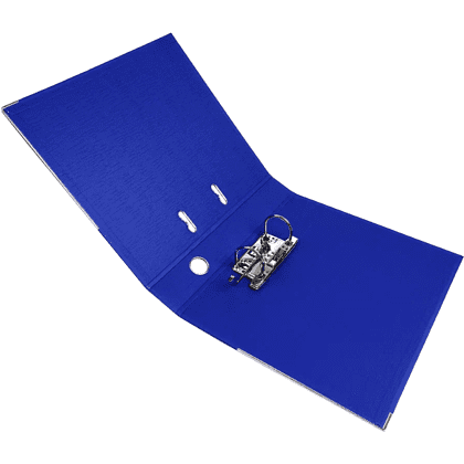 Папка-регистратор "Yesli:", А4, 50 мм, ПВХ, синий - 5