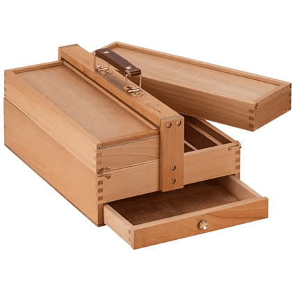 Ящик художника "Сонет" №3, для кистей и красок, бук - 2