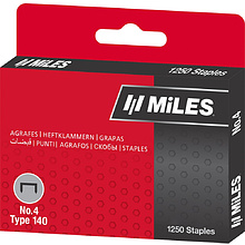 Скоба Miles №4, 8 мм, 1250 штук