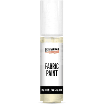 Краски для текстиля "Pentart Fabric paint", ваниль, банка