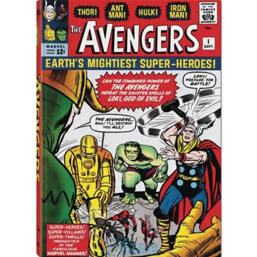 Книга на английском языке "Marvel Comics Library, Avengers,1963-1965", Kurt Busiek