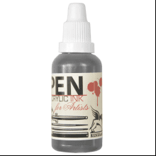 Акрил жидкий "Acrilic Ink", 18 серебро