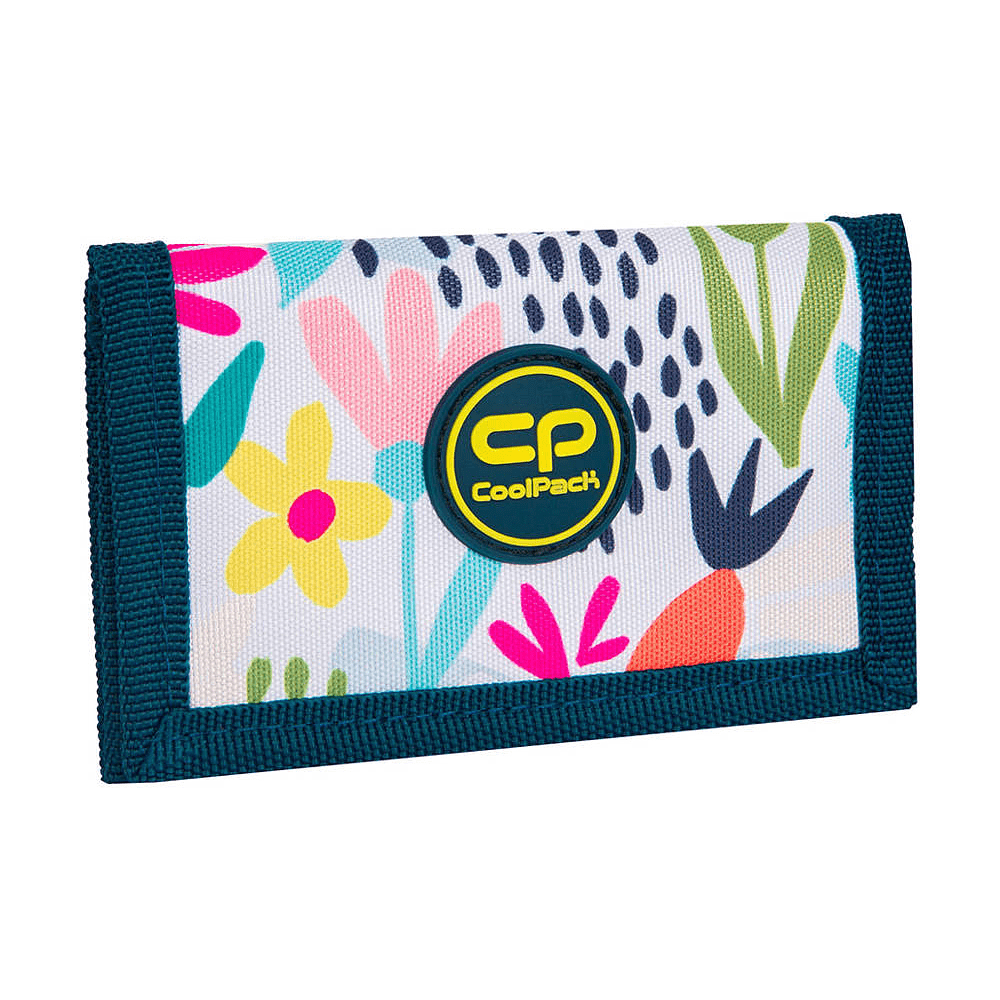 Кошелек "Sunny day", полиэстер, голубой, зеленый