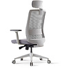 Кресло для руководителя BESTUHL "S30", сетка, ткань, пластик, серый - 3
