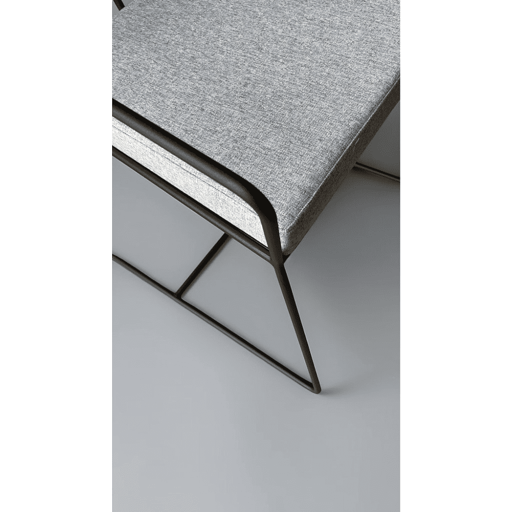 Кресло ALLERD MILORD, ткань, серебристый - 3