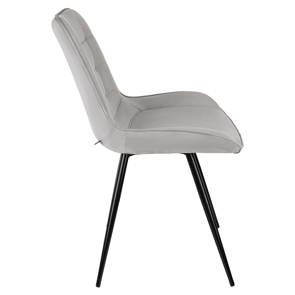 Стул Бюрократ "CH-K2_4", ткань, светло-серый, металл, комплект 4 штуки - 5