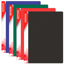 Папка c файлами "Office Product", 40 карманов, черный