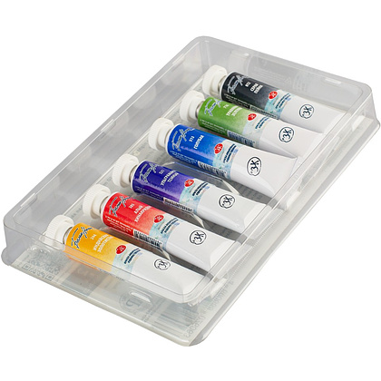 Краски акварельные "Белые ночи полночь городской скетч", набор 6 цветов, тубы - 5