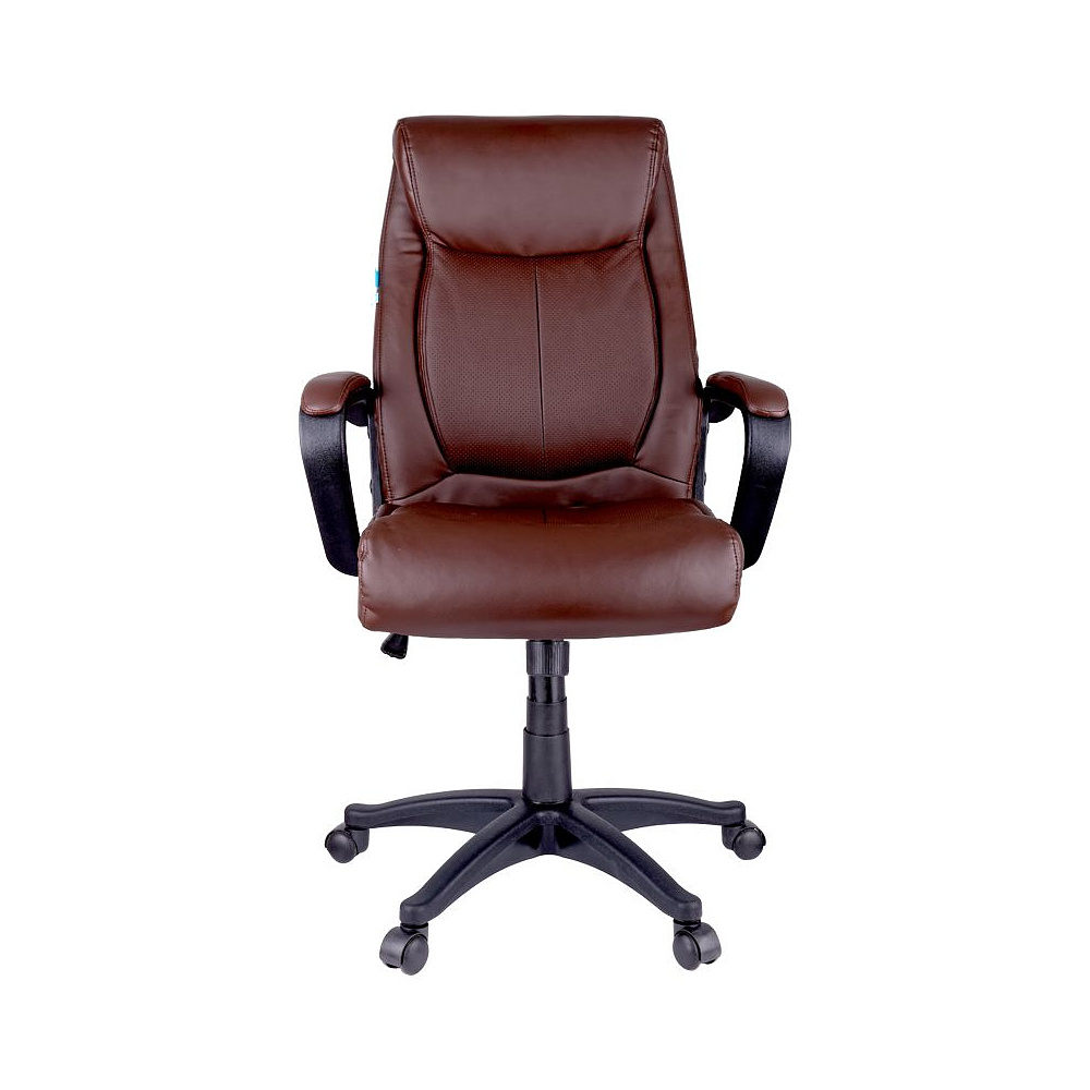 Кресло для руководителя Helmi "HL-E02 Income", экокожа, пластик, коричневый - 2
