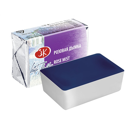 Краски акварельные "Белые ночи", 382 розовая дымка, кювета