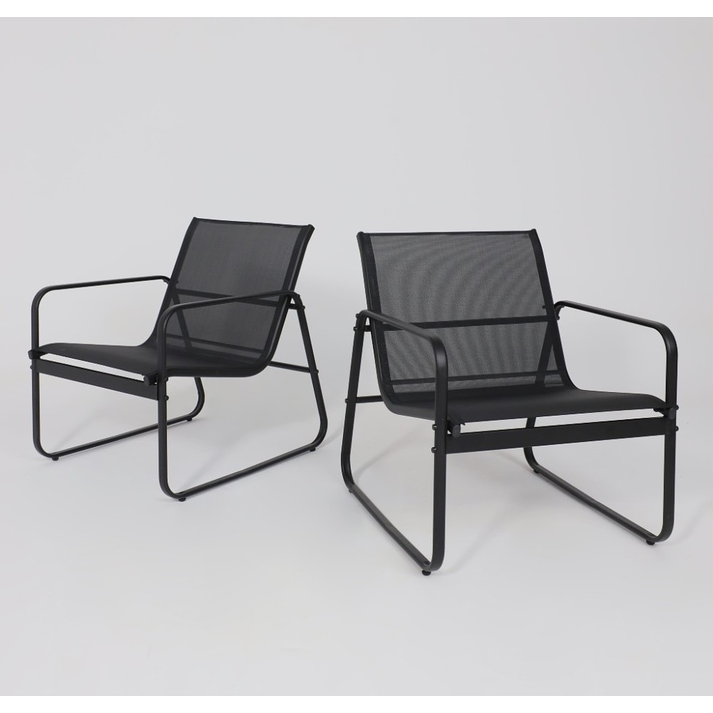 Комплект мебели садовой AksHome VERANDA (кресло 2 шт, диван 1 шт, стол 1 шт), черный - 10