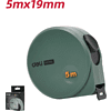 Рулетка Deli HS EHT8519L, 5 м х 19 мм, Soft Touch, зеленый - 5
