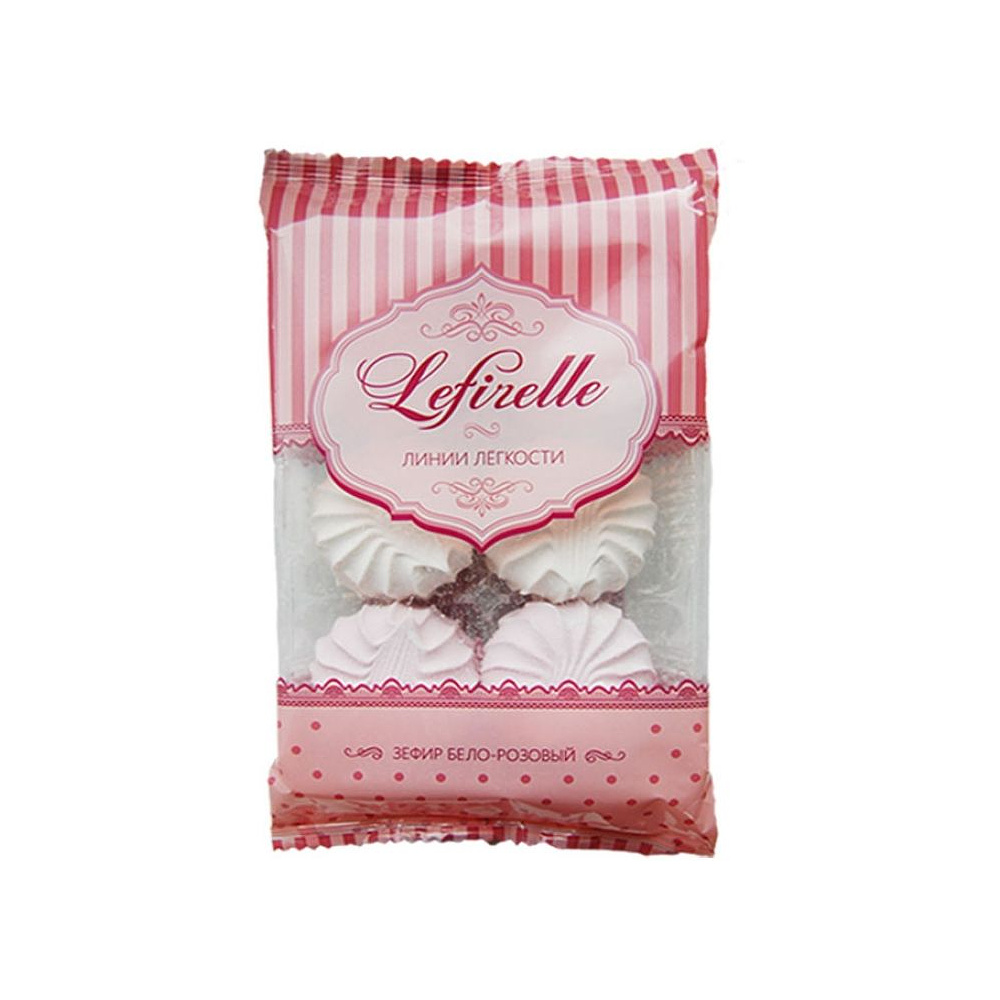 Зефир "Lefirelle" 230 гр., бело-розовый