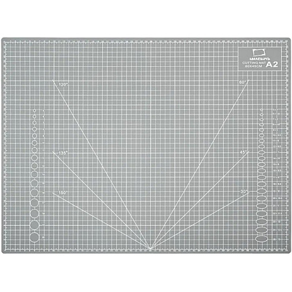 Коврик для резки "Малевичъ", А2, пятислойный, серый - 2