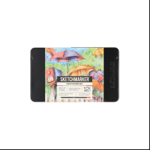 Карандаши цветные "Sketchmarker Основные цвета", набор 12 цветов, жестяной пенал
